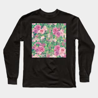 Pink rosegarden Long Sleeve T-Shirt